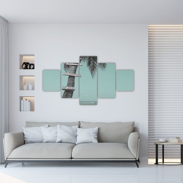 Obraz - Palma na Karaibach (125x70 cm)