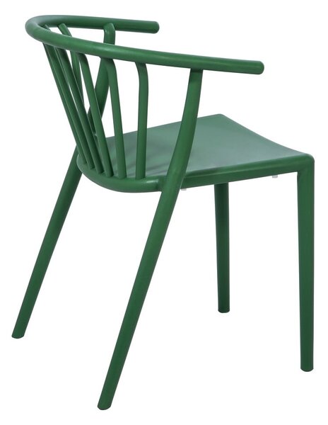 Zielone krzesło ogrodowe Bonami Essentials Capri