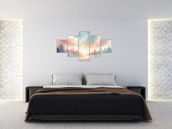 Obraz - Elegancki krajobraz (125x70 cm)