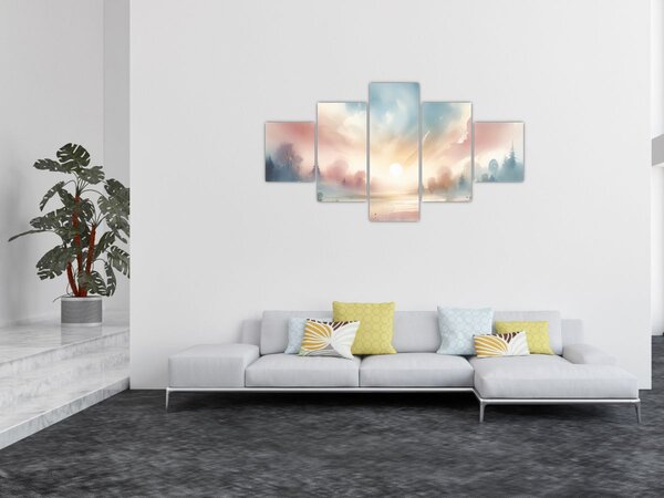 Obraz - Elegancki krajobraz (125x70 cm)