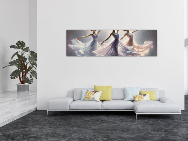 Obraz - Trzy baletki (170x50 cm)