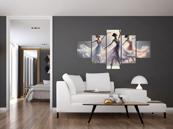 Obraz - Trzy baletki (125x70 cm)