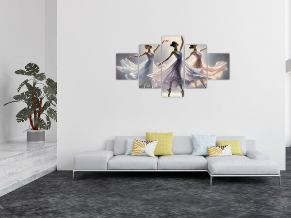 Obraz - Trzy baletki (125x70 cm)