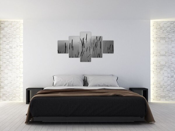 Obraz - źdźbła trawy (125x70 cm)