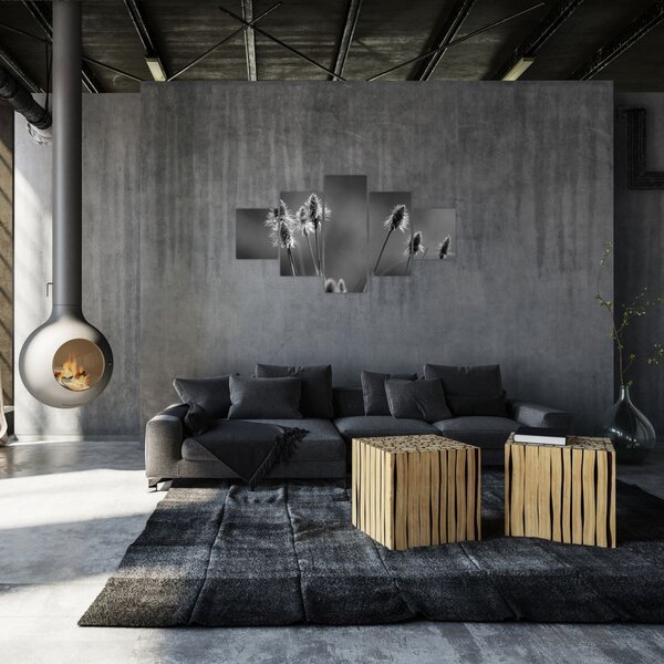 Obraz - Beżowa miękka trawa N⁰2 (125x70 cm)