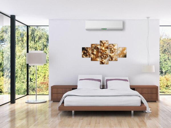 Obraz - Marmur ze złotem (125x70 cm)