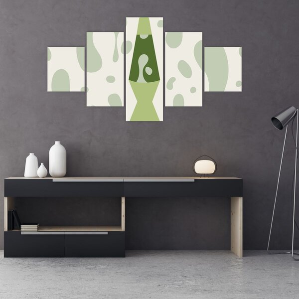 Obraz - Hipisi, lampa lawowa (125x70 cm)