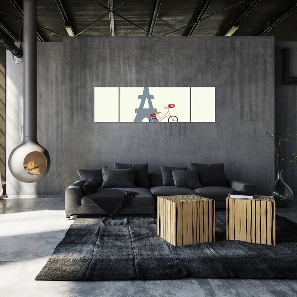 Obraz - Miasta Europy N⁰1 (170x50 cm)