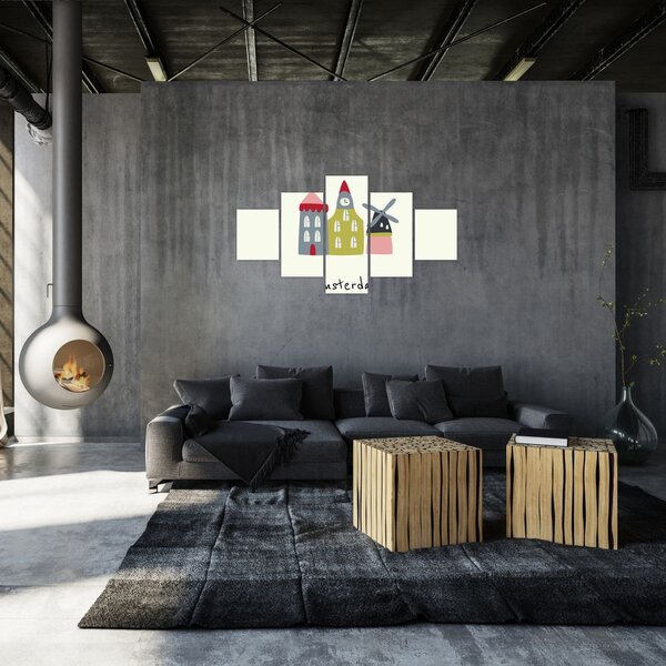 Obraz - Miasta Europy N⁰4 (125x70 cm)