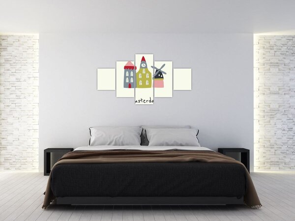 Obraz - Miasta Europy N⁰4 (125x70 cm)