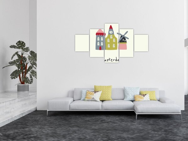 Obraz - Miasta Europy N⁰4 (125x70 cm)