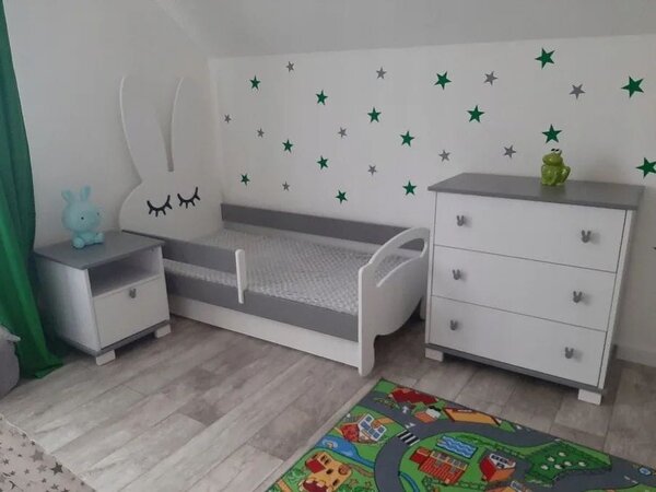 Komoda z szufladami do pokoju dziecka KRÓLICZEK - Wybór koloru