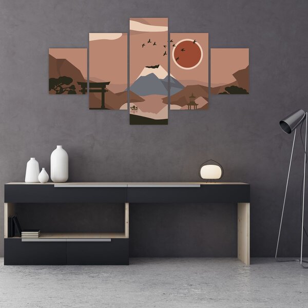 Obraz - Japonia N⁰1 (125x70 cm)