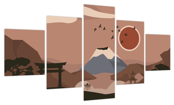 Obraz - Japonia N⁰1 (125x70 cm)