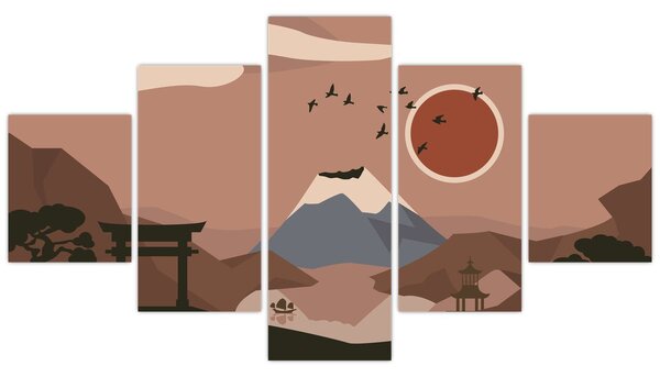 Obraz - Japonia N⁰1 (125x70 cm)