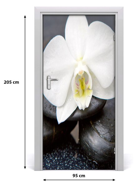 Nalepka Naklejka fototapeta na drzwi Orchidea zen