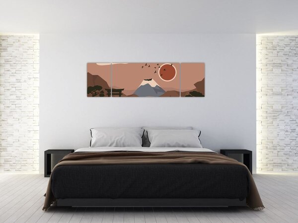 Obraz - Japonia N⁰1 (170x50 cm)