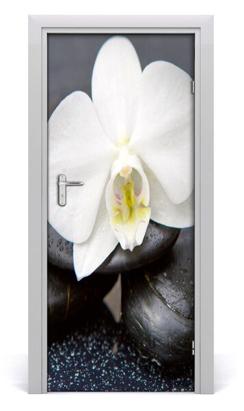 Nalepka Naklejka fototapeta na drzwi Orchidea zen