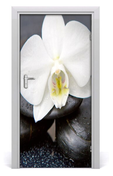 Nalepka Naklejka fototapeta na drzwi Orchidea zen