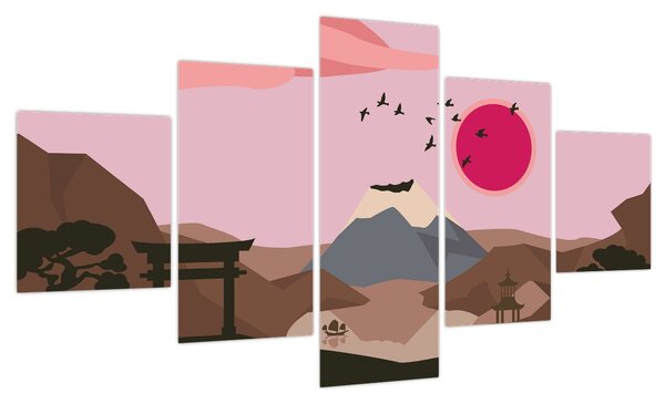 Obraz - Japonia N⁰2 (125x70 cm)