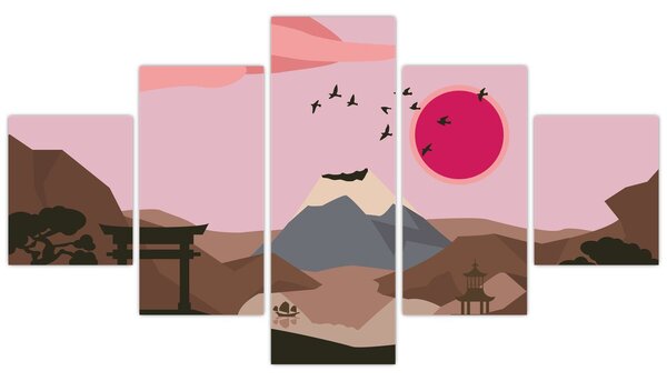 Obraz - Japonia N⁰2 (125x70 cm)