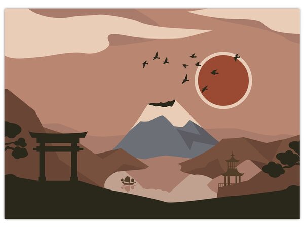 Obraz - Japonia N⁰1 (70x50 cm)