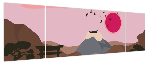 Obraz - Japonia N⁰2 (170x50 cm)