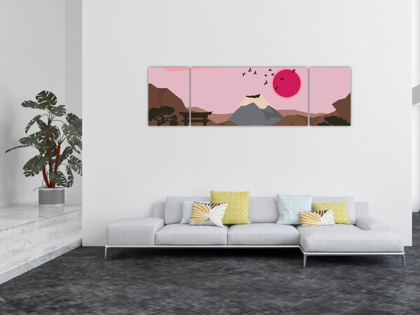 Obraz - Japonia N⁰2 (170x50 cm)