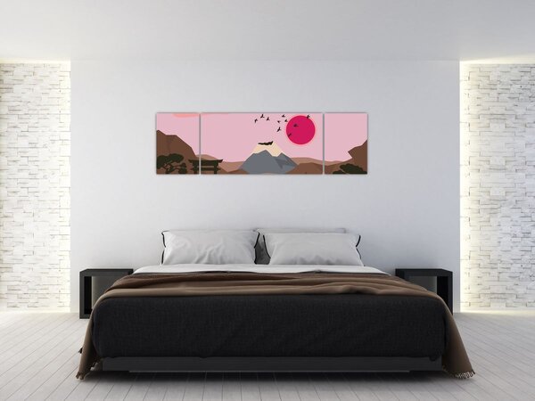 Obraz - Japonia N⁰2 (170x50 cm)