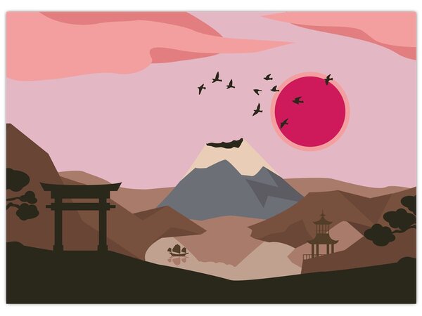 Obraz - Japonia N⁰2 (70x50 cm)