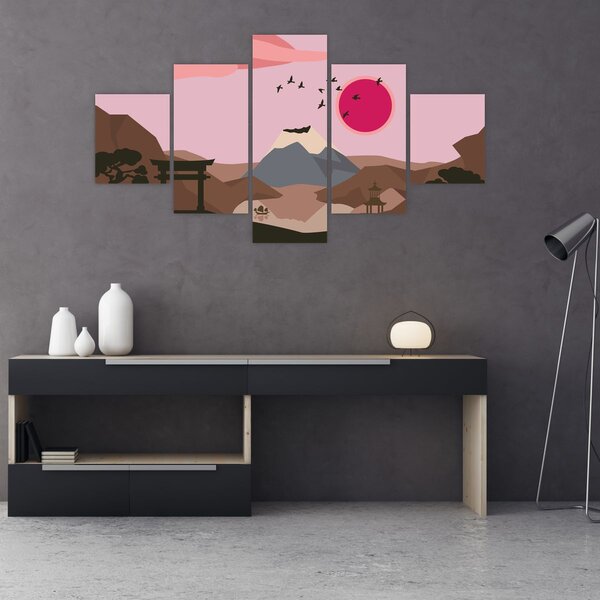 Obraz - Japonia N⁰2 (125x70 cm)