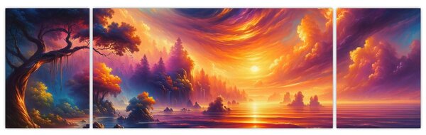 Obraz - Magiczny świat (170x50 cm)