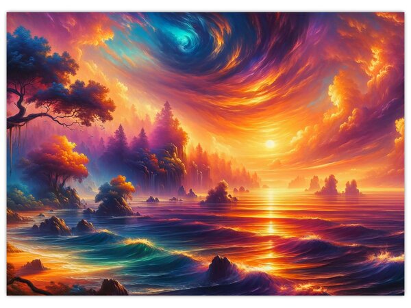 Obraz - Magiczny świat (70x50 cm)