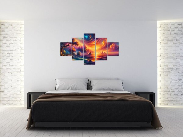 Obraz - Magiczny świat (125x70 cm)