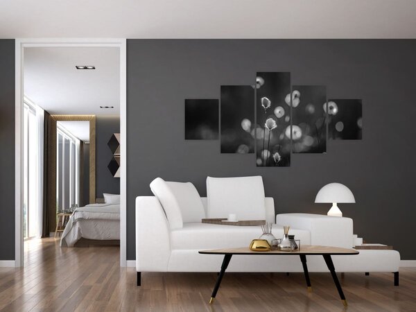 Obraz - Trawa bawełniana na łące (125x70 cm)