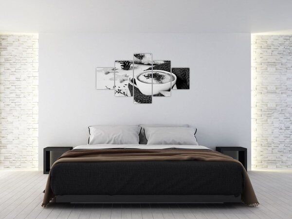 Obraz - Zimowe cappuccino (125x70 cm)