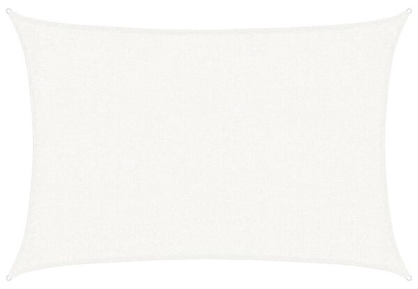 Żagiel przeciwsłoneczny, 160 g/m², biały, 2x3 m, hdpe