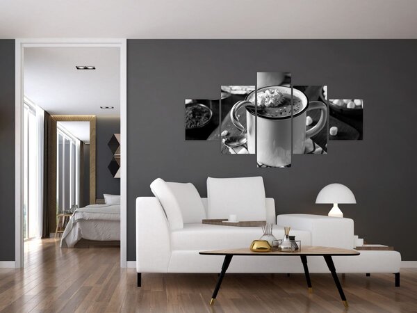 Obraz - Świąteczna gorąca czekolada (125x70 cm)