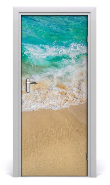 Naklejka na drzwi samoprzylepna Plaża i morze