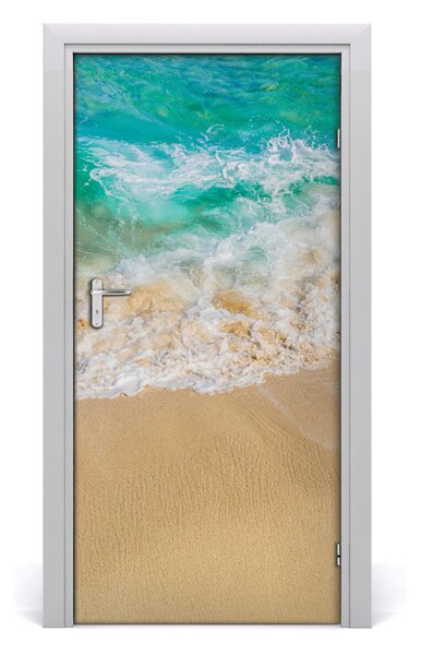 Naklejka na drzwi samoprzylepna Plaża i morze