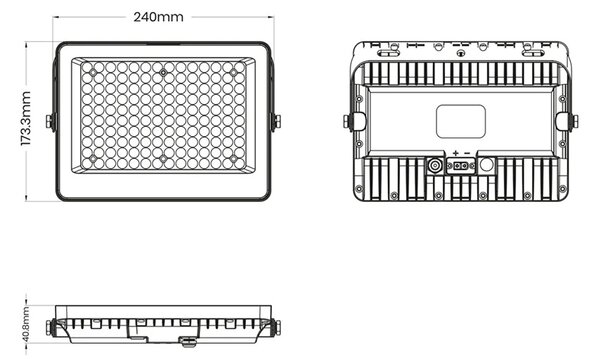 Lampa solarna z czujką ruchu - 6X N33 S0-W73