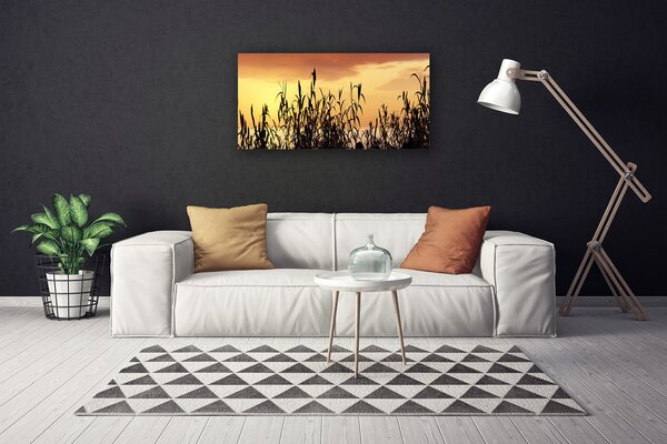 Obraz canvas Ognisty Zachód nad Szczytym