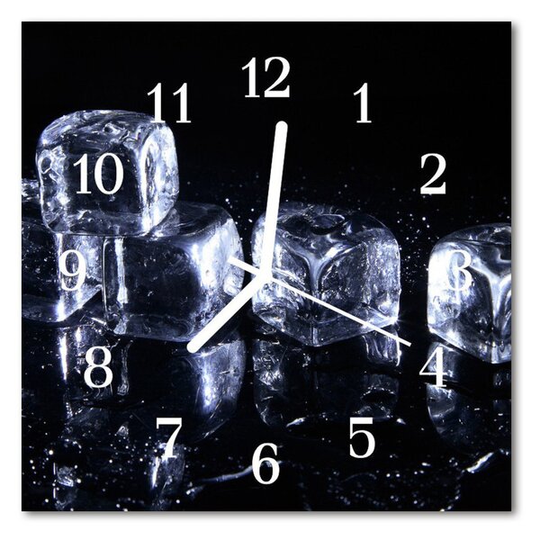 Zegar ścienny kwadrat Kostki lodu