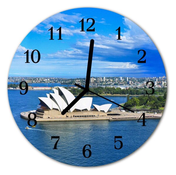 Zegar ścienny okrągły Sidney opera