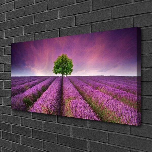 Obraz canvas Samotne Drzewo na Łące