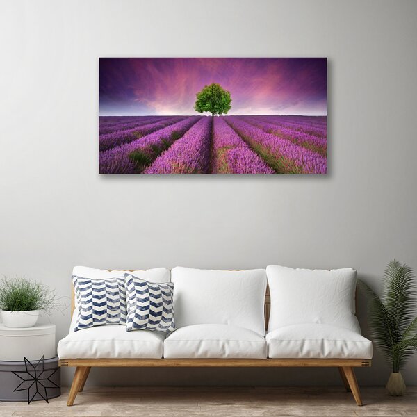 Obraz canvas Samotne Drzewo na Łące