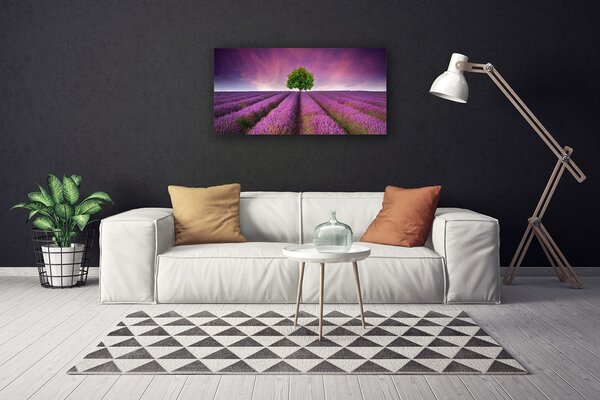 Obraz canvas Samotne Drzewo na Łące