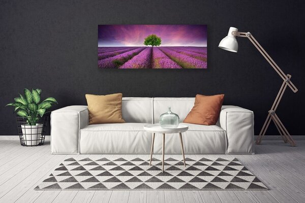 Obraz canvas Samotne Drzewo na Łące