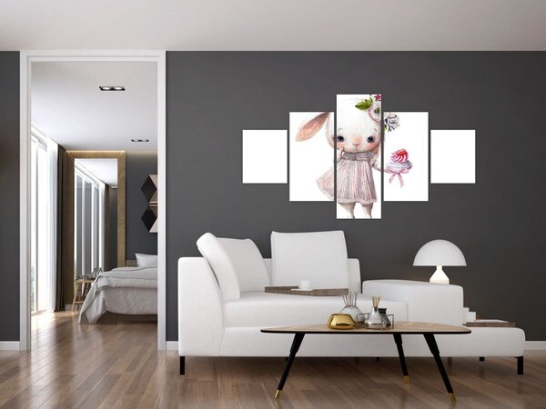 Obraz - Zwierzątko akwarelowe N⁰1 (125x70 cm)