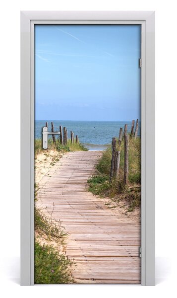 Naklejka fototapeta na drzwi Ścieżka na plażę